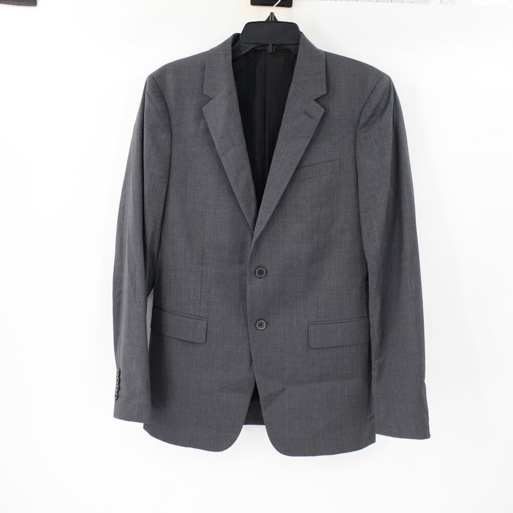 Theory Sport Coat Men's 38R Chambers Wool Blend Stretch Two Button Gray casual
